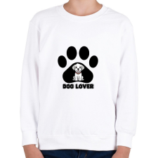 PRINTFASHION Dog Lover - Gyerek pulóver - Fehér gyerek pulóver, kardigán