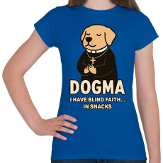 PRINTFASHION Dogma - Női póló - Királykék