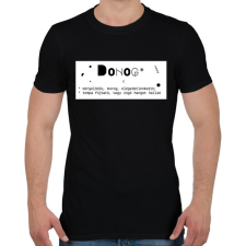 PRINTFASHION Dohog - Férfi póló - Fekete férfi póló
