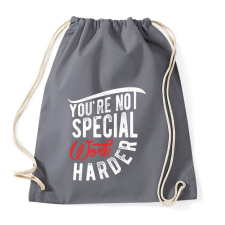 PRINTFASHION Dolgozz keményebben - Sportzsák, Tornazsák - Grafitszürke tornazsák