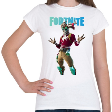 PRINTFASHION Dolph Fortnite - Női póló - Fehér