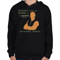 PRINTFASHION Dominic Toretto - Gyerek kapucnis pulóver - Fekete