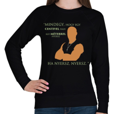 PRINTFASHION Dominic Toretto - Női pulóver - Fekete női pulóver, kardigán