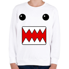 PRINTFASHION Domo - Gyerek pulóver - Fehér gyerek pulóver, kardigán