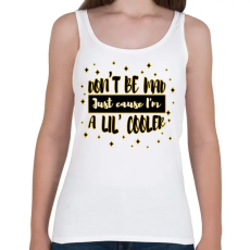 PRINTFASHION Don't be mad - Női atléta - Fehér