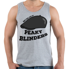 PRINTFASHION Don't fck with the Peaky Blinders! - Férfi atléta - Sport szürke