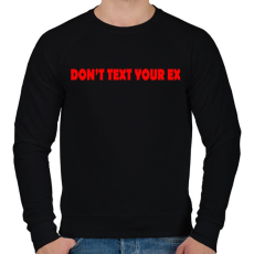 PRINTFASHION Dont... - Férfi pulóver - Fekete