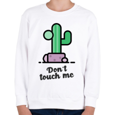 PRINTFASHION DONT TOUCH ME - Gyerek pulóver - Fehér