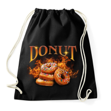 PRINTFASHION Donut - Sportzsák, Tornazsák - Fekete tornazsák