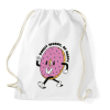 PRINTFASHION Donut worry be happy - Sportzsák, Tornazsák - Fehér