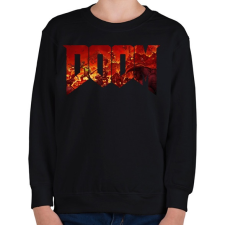 PRINTFASHION DOOM - Gyerek pulóver - Fekete gyerek pulóver, kardigán