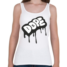 PRINTFASHION Dope logo - Női atléta - Fehér