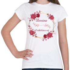 PRINTFASHION Dorina - Női póló - Fehér