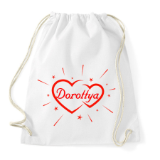 PRINTFASHION Dorottya - Sportzsák, Tornazsák - Fehér tornazsák