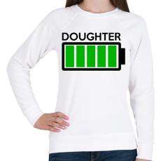 PRINTFASHION DOUGHTER - Női pulóver - Fehér