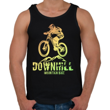 PRINTFASHION downhill - Férfi atléta - Fekete atléta, trikó