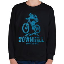 PRINTFASHION downhill - Gyerek pulóver - Fekete gyerek pulóver, kardigán