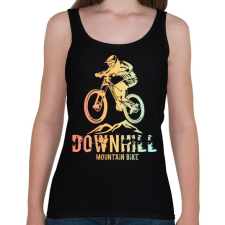 PRINTFASHION downhill - Női atléta - Fekete női trikó