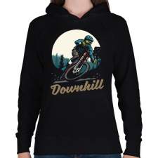 PRINTFASHION Downhill sötét alaphoz - Női kapucnis pulóver - Fekete női pulóver, kardigán