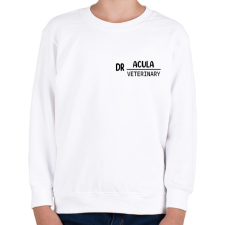 PRINTFASHION Dr.Acula - Veterinary - Gyerek pulóver - Fehér gyerek pulóver, kardigán
