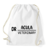 PRINTFASHION Dr.Acula - Veterinary - Sportzsák, Tornazsák - Fehér
