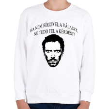 PRINTFASHION Dr- House - Gyerek pulóver - Fehér gyerek pulóver, kardigán