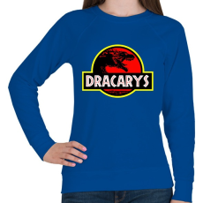 PRINTFASHION Dracarys - Női pulóver - Királykék