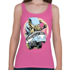 PRINTFASHION Drag VW Kombi - Női atléta - Rózsaszín