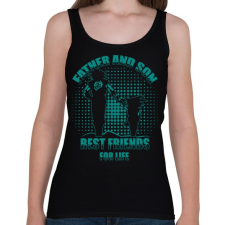 PRINTFASHION Dragon Ball APA és FIA - Női atléta - Fekete atléta, trikó