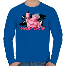 PRINTFASHION Dragon Ball DJ Buu - Férfi pulóver - Királykék férfi pulóver, kardigán