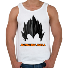 PRINTFASHION Dragon Ball - Férfi atléta - Fehér