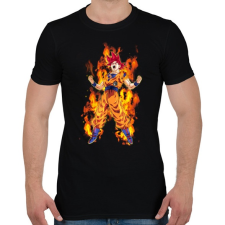 PRINTFASHION dragon ball - Férfi póló - Fekete férfi póló