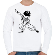 PRINTFASHION Dragon Ball - Férfi pulóver - Fehér férfi pulóver, kardigán