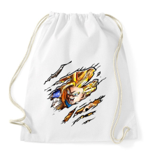 PRINTFASHION Dragon Ball Fighter - Sportzsák, Tornazsák - Fehér tornazsák