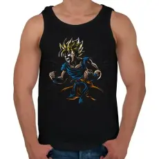 PRINTFASHION Dragon Ball Goku - Férfi atléta - Fekete