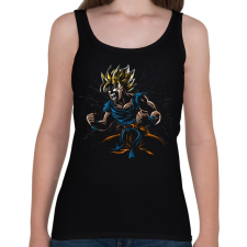 PRINTFASHION Dragon Ball Goku - Női atléta - Fekete atléta, trikó