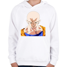 PRINTFASHION Dragon Ball - Gyerek kapucnis pulóver - Fehér gyerek pulóver, kardigán