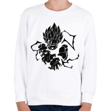 PRINTFASHION dragon ball - Gyerek pulóver - Fehér