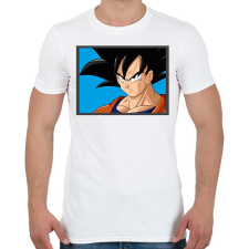 PRINTFASHION Dragon ball karakterek18 - Férfi póló - Fehér férfi póló