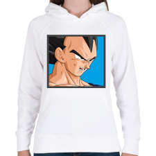 PRINTFASHION Dragon ball karakterek1 - Női kapucnis pulóver - Fehér női pulóver, kardigán