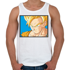 PRINTFASHION Dragon ball karakterek2 - Férfi atléta - Fehér