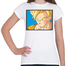 PRINTFASHION Dragon ball karakterek2 - Női póló - Fehér női póló