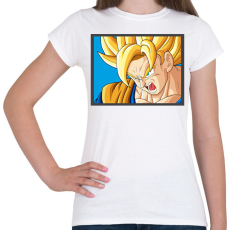 PRINTFASHION Dragon ball karakterek3 - Női póló - Fehér