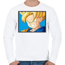PRINTFASHION Dragon ball karakterek5 - Férfi pulóver - Fehér férfi pulóver, kardigán