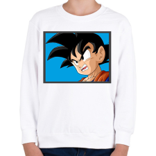 PRINTFASHION Dragon ball karakterek9 - Gyerek pulóver - Fehér gyerek pulóver, kardigán