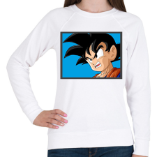 PRINTFASHION Dragon ball karakterek9 - Női pulóver - Fehér női pulóver, kardigán