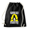 PRINTFASHION Dragon Ball - Kezdet - Sportzsák, Tornazsák - Fekete
