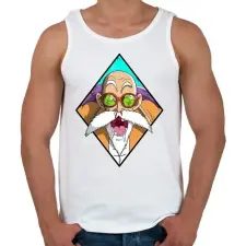 PRINTFASHION Dragon Ball Mester - Férfi atléta - Fehér atléta, trikó