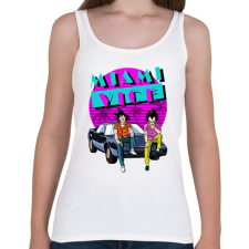 PRINTFASHION Dragon Ball Miami Vice - Női atléta - Fehér női trikó
