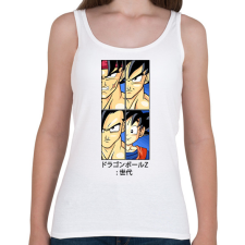 PRINTFASHION Dragon ball - Női atléta - Fehér női trikó